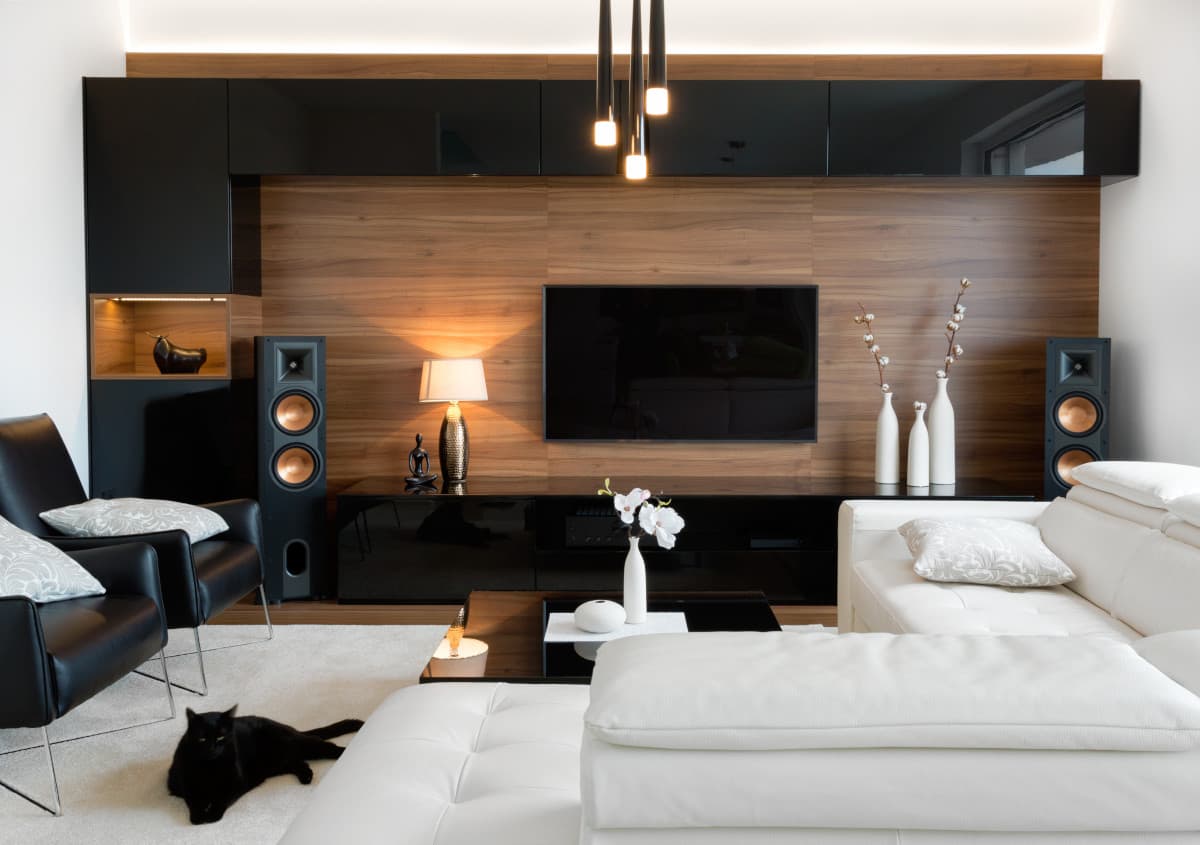 living room black